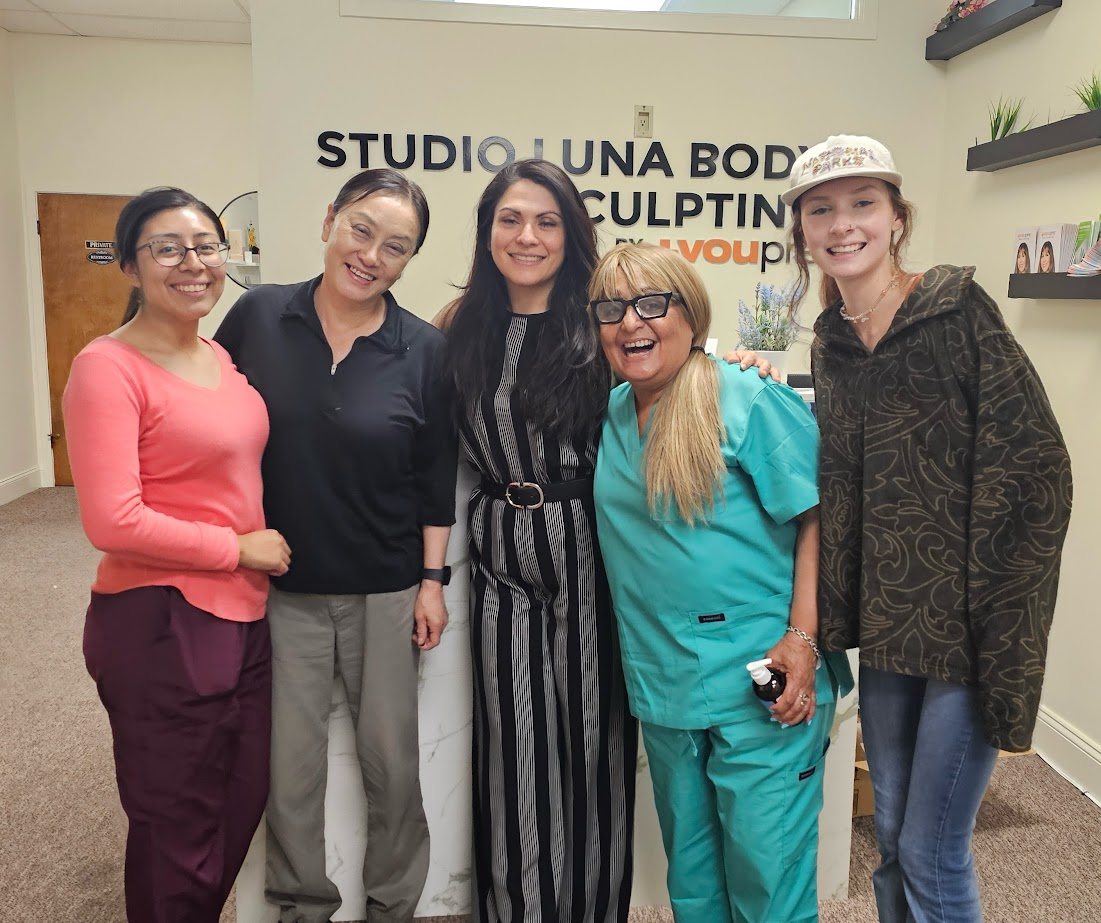 The Studio Luna team with guests